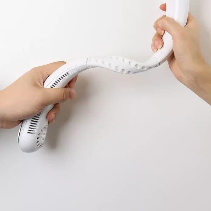 Ventilador de Cuello sin Aspas – Manos Libres, Silencioso y Recargable